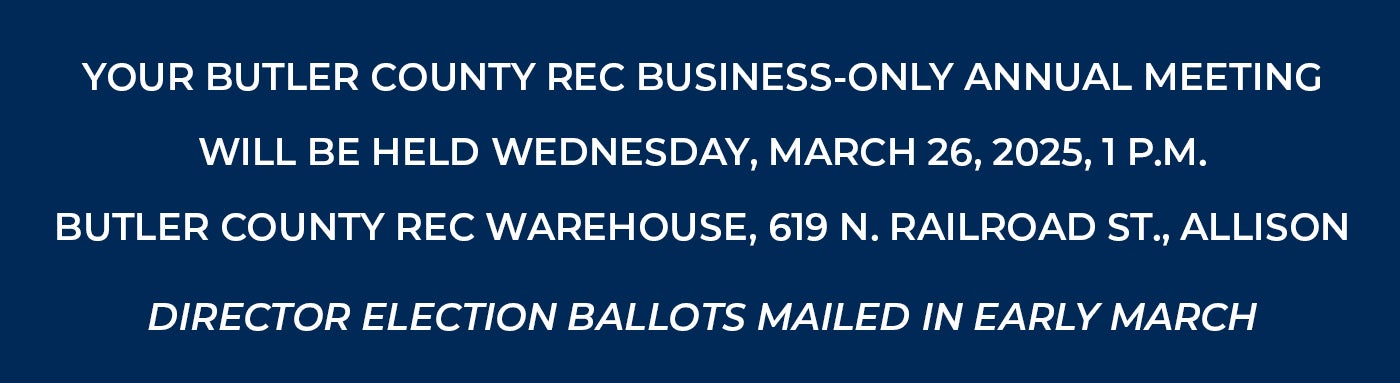 Business-Only Annual Meeting - March 26